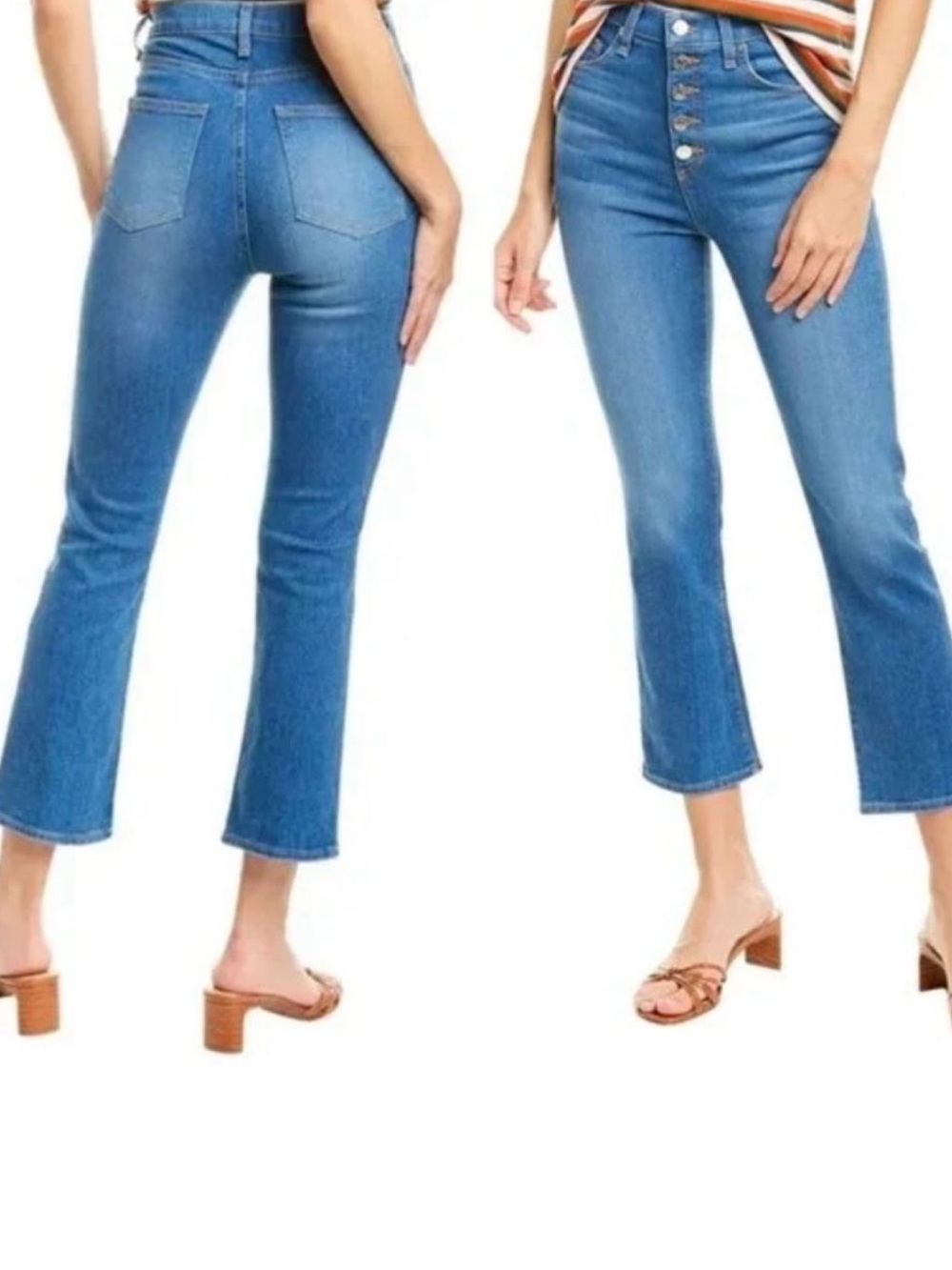 Veronica Beard  Jeans 11” Kick Flare Size 30 | Button Fly | EUC